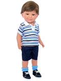Ann Lauren Dolls Kennedy and Friends 18 Inch Fashion  Dolls (Brandon)