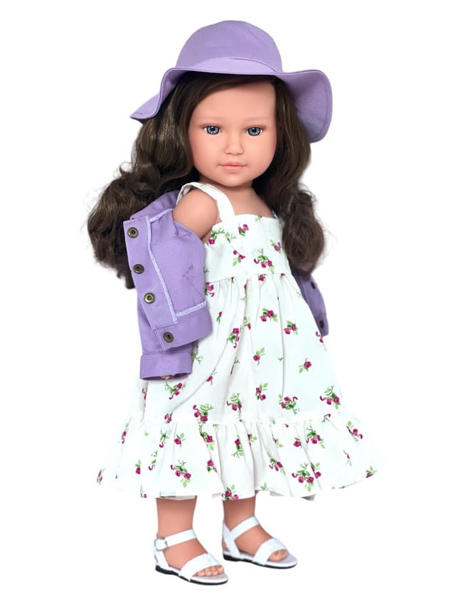 Ann Lauren Dolls Kennedy and Friends 18 inch Fashion Doll- Tilt and Pose Feature and All Vinyl