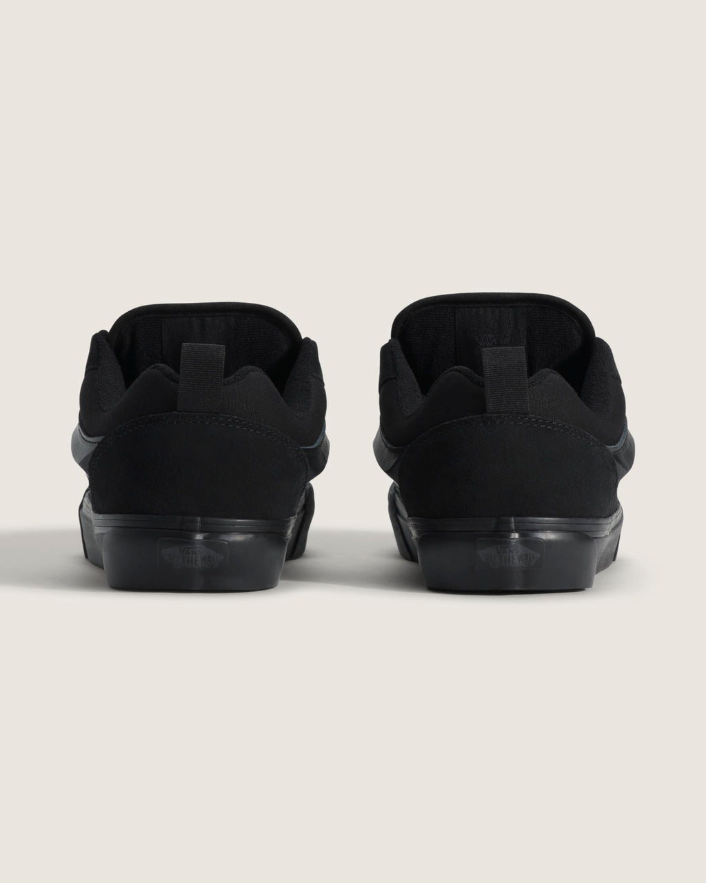 Vans Kids' Knu Skool Shoe, Suede/Canvas Triple Black, 9