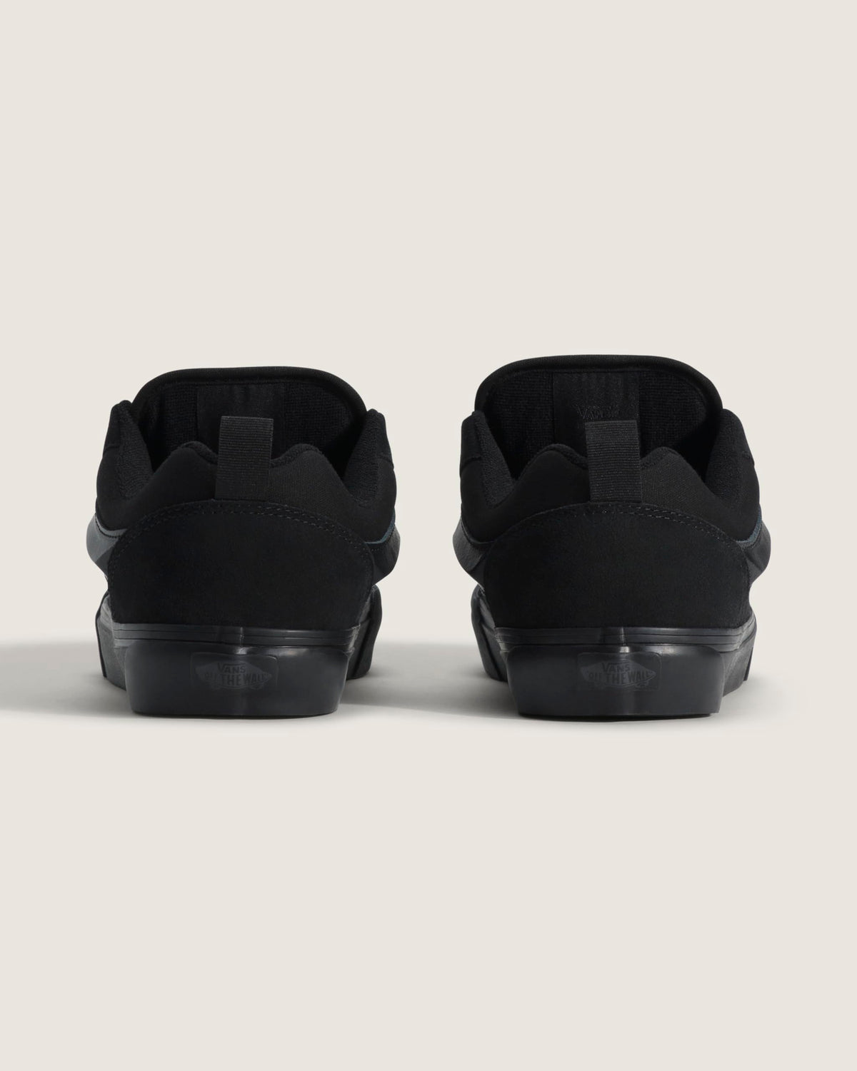Vans Kids' Knu Skool Shoe, Suede/Canvas Triple Black, 9