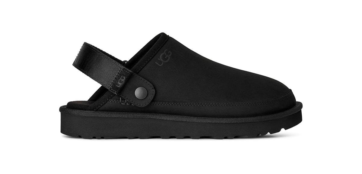 UGG Men's Goldencoast Clog II – Nubuck, Black (Size 11)