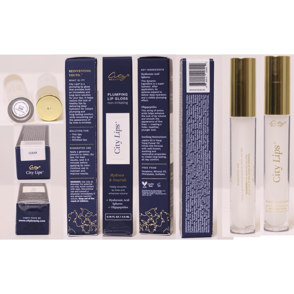 City Beauty City Lips Clear Plumping Lip Gloss