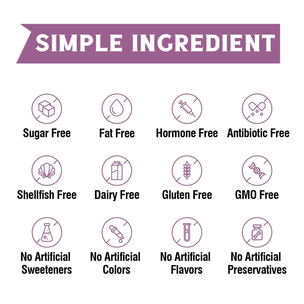 Vitalibre Multi Collagen Peptides Powder Type I II III V X, Hydrolyzed Collagen Protein for Women and Men, Skin, Hair, Nails, Unflavored, Non-GMO, Keto & GF, Zero Sugar, 45 Servings, 16oz