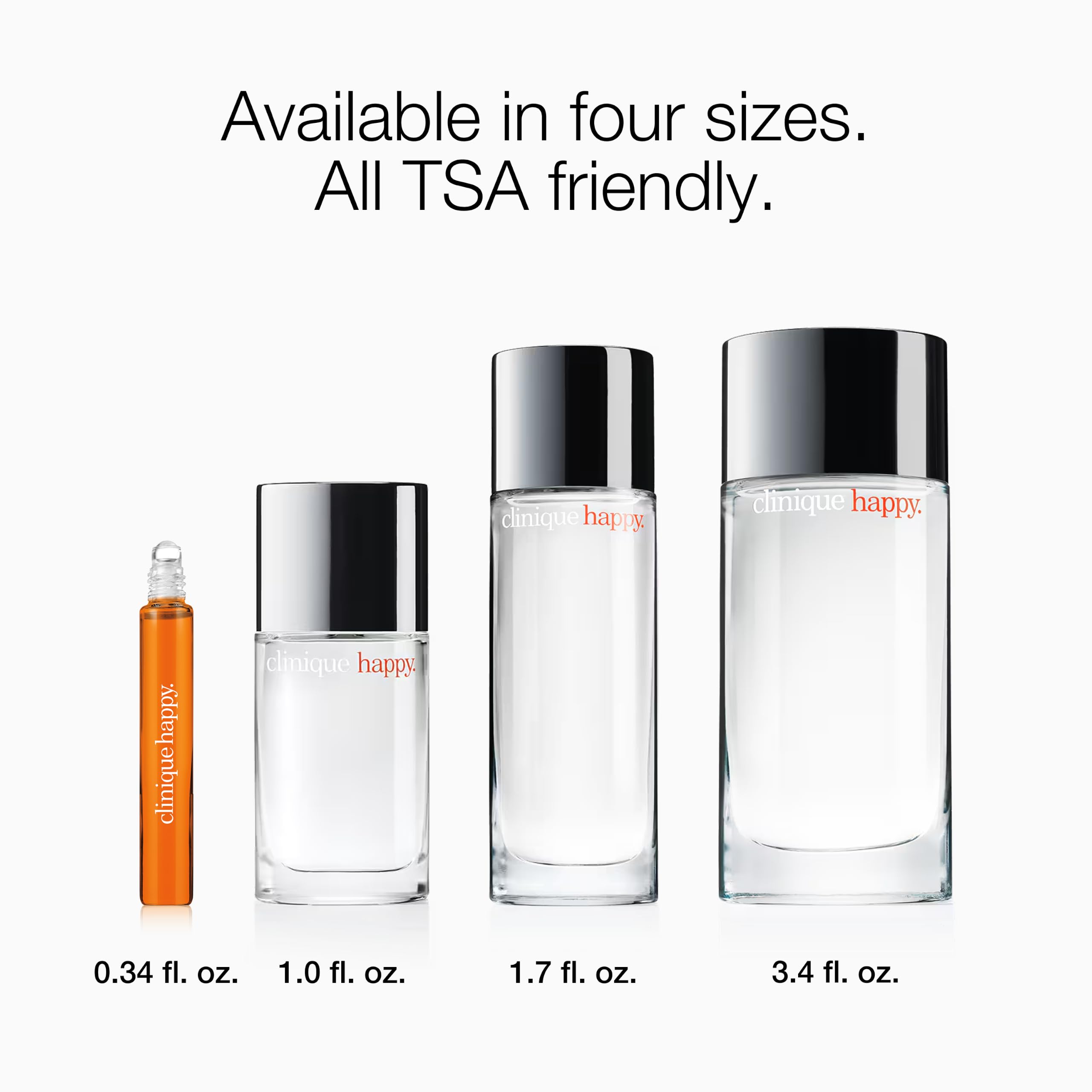 Clinique Happy Eau de Parfum Spray | Notes of Grapefruit, Bergamot, Hawaiian Wedding Flower + Spring Mimosa | Perfumes for Women, 1 Fl Oz