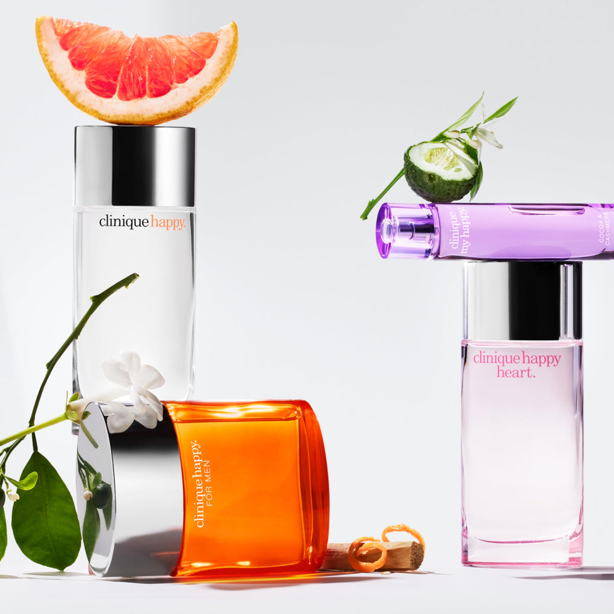 Clinique Happy Eau de Parfum Spray | Notes of Grapefruit, Bergamot, Hawaiian Wedding Flower + Spring Mimosa | Perfumes for Women, 1 Fl Oz