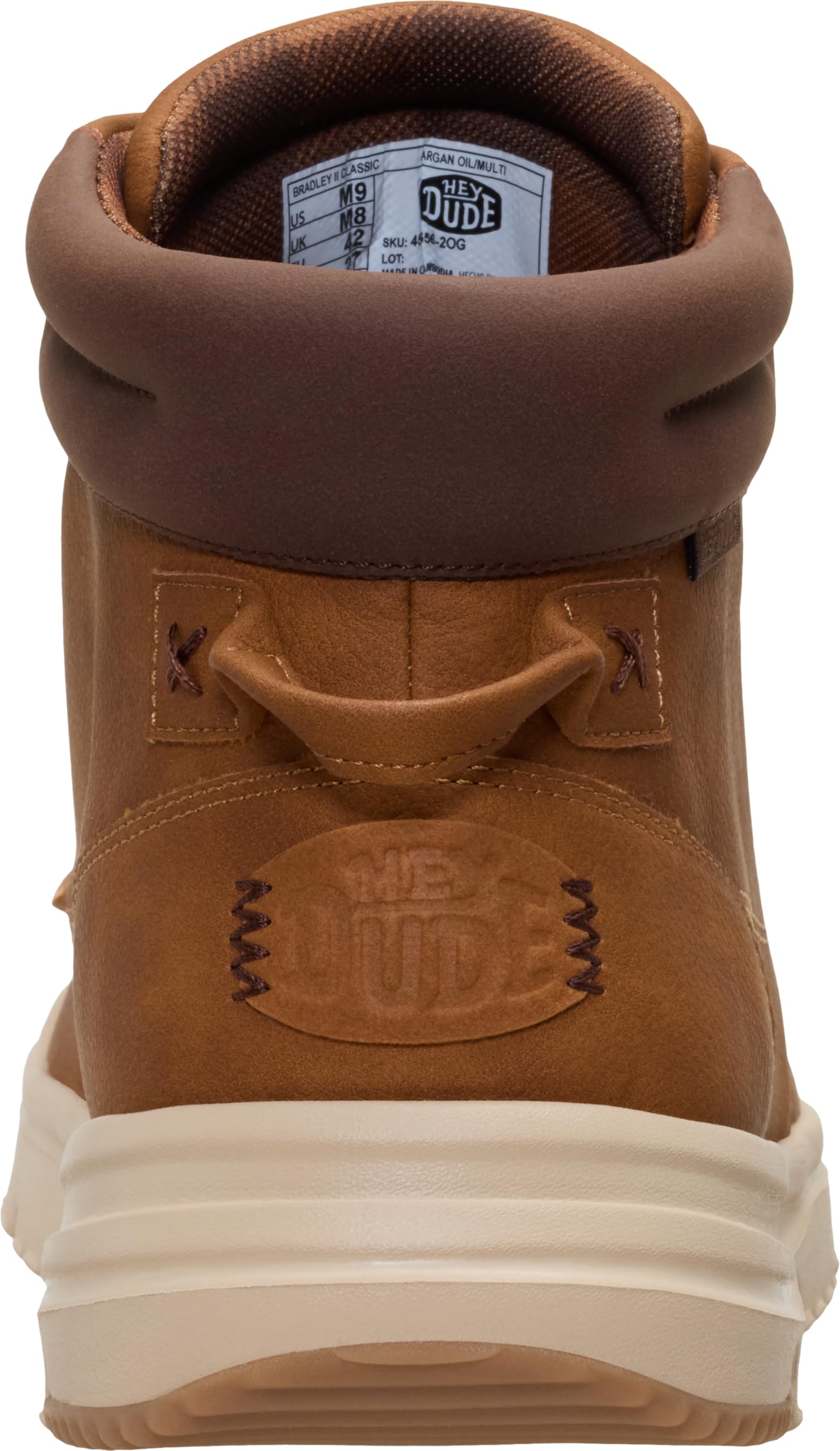 HEYDUDE Men's Bradley II Classic Pull On Boot, Argan Oil/Multi, Size 9