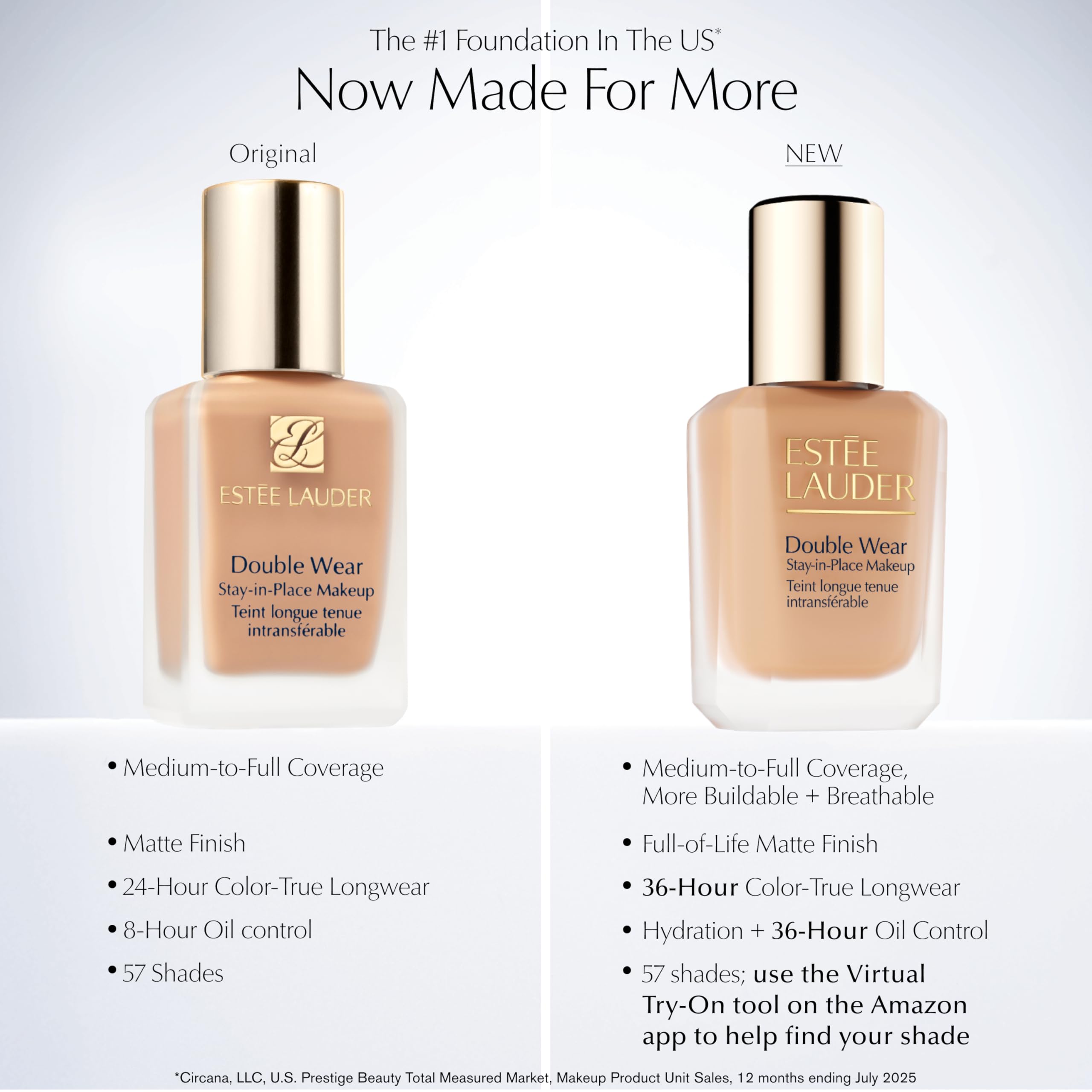 Estée Lauder Double Wear Stay-in-Place Foundation – 3C2 Pebble