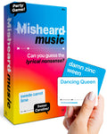 Misheard Music - Guess The Song Music Card Game for Family & Adults