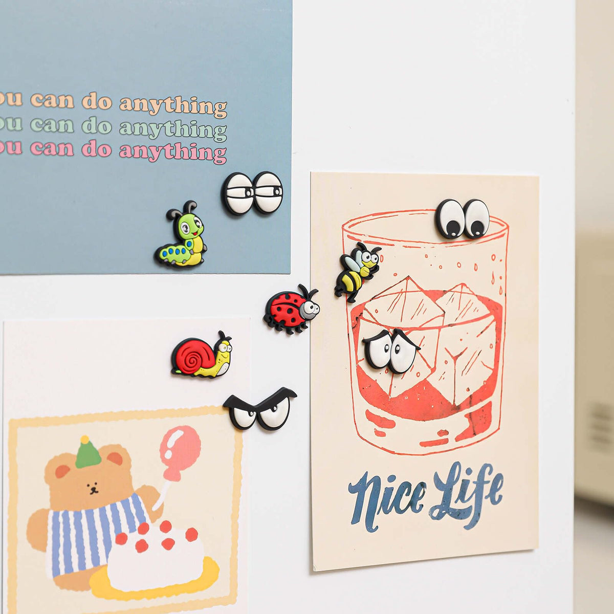 Cute Plant Eyes Magnets (8 PCS) – Fun Plant Accessories & Gift