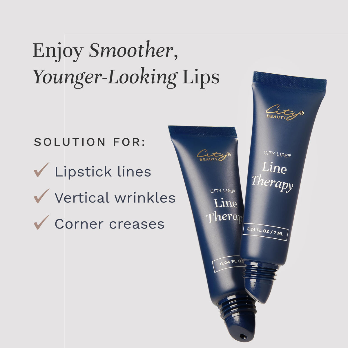 City Beauty Lip Fix+ Bundle – Plumping Gloss, Line Therapy & Night Oil