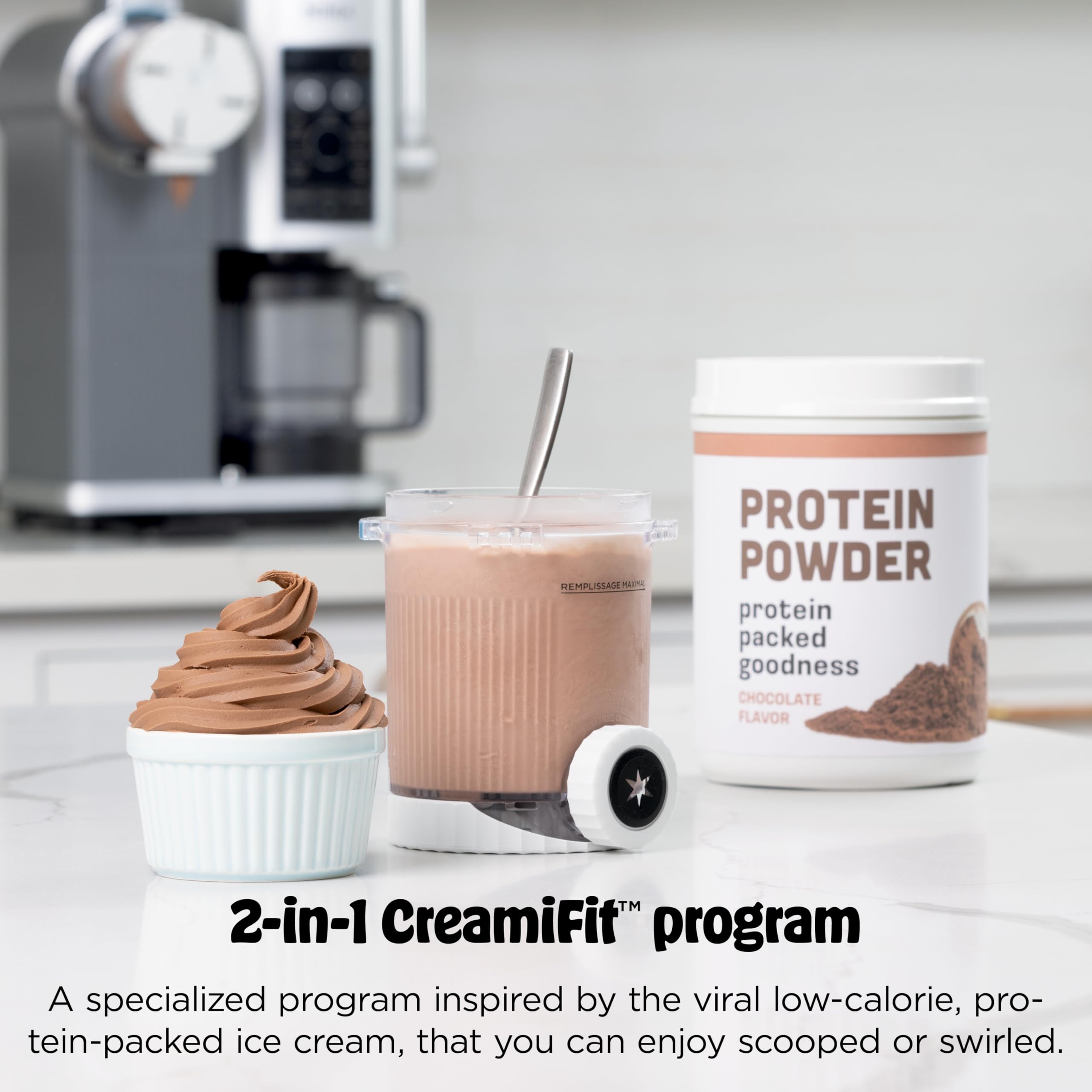 Ninja Creami Scoop & Swirl 13-in-1 Ice Cream and Soft Serve Maker, NC701
