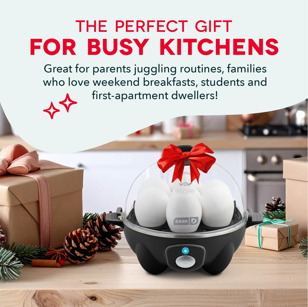 Dash Rapid Egg Cooker – 7 Eggs, Red