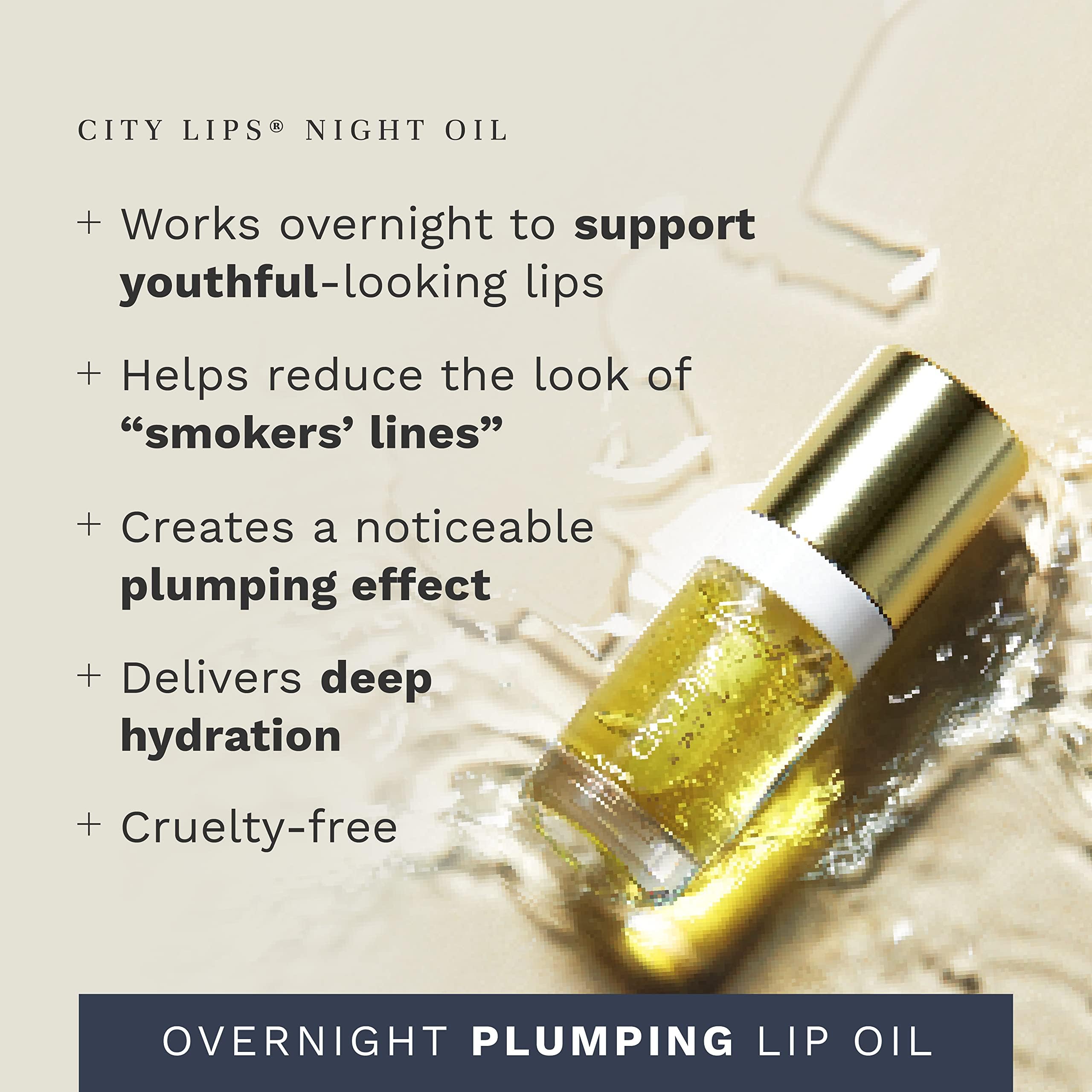 City Beauty Lip Fix+ Bundle – Plumping Gloss, Line Therapy & Night Oil