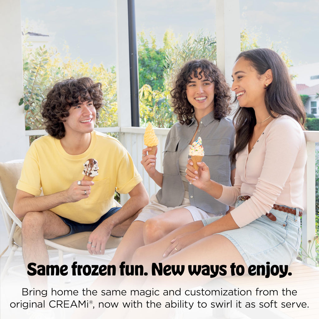 Ninja Creami Scoop & Swirl 13-in-1 Ice Cream and Soft Serve Maker, NC701