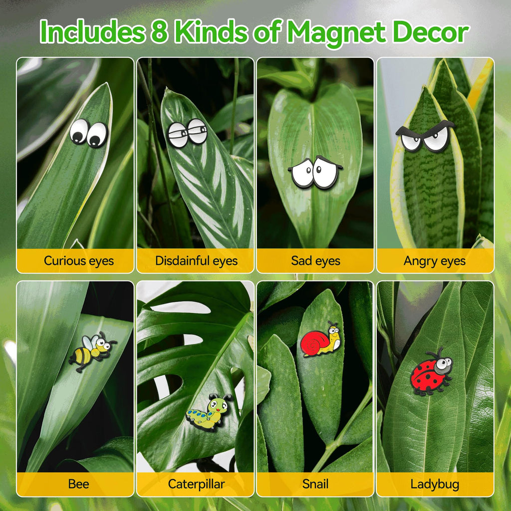 Cute Plant Eyes Magnets (8 PCS) – Fun Plant Accessories & Gift