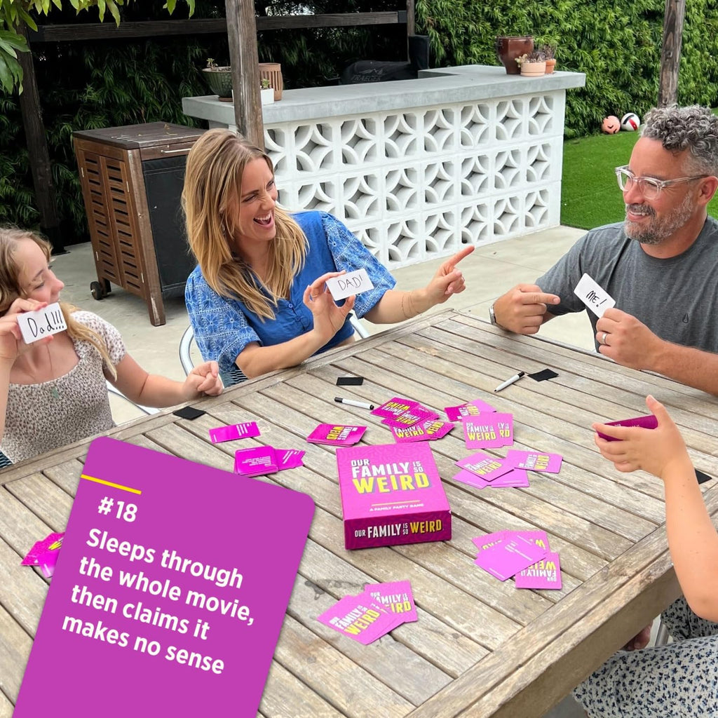 Our Family is So Weird | A Family Card Game to Decide Who’s Most Likely To