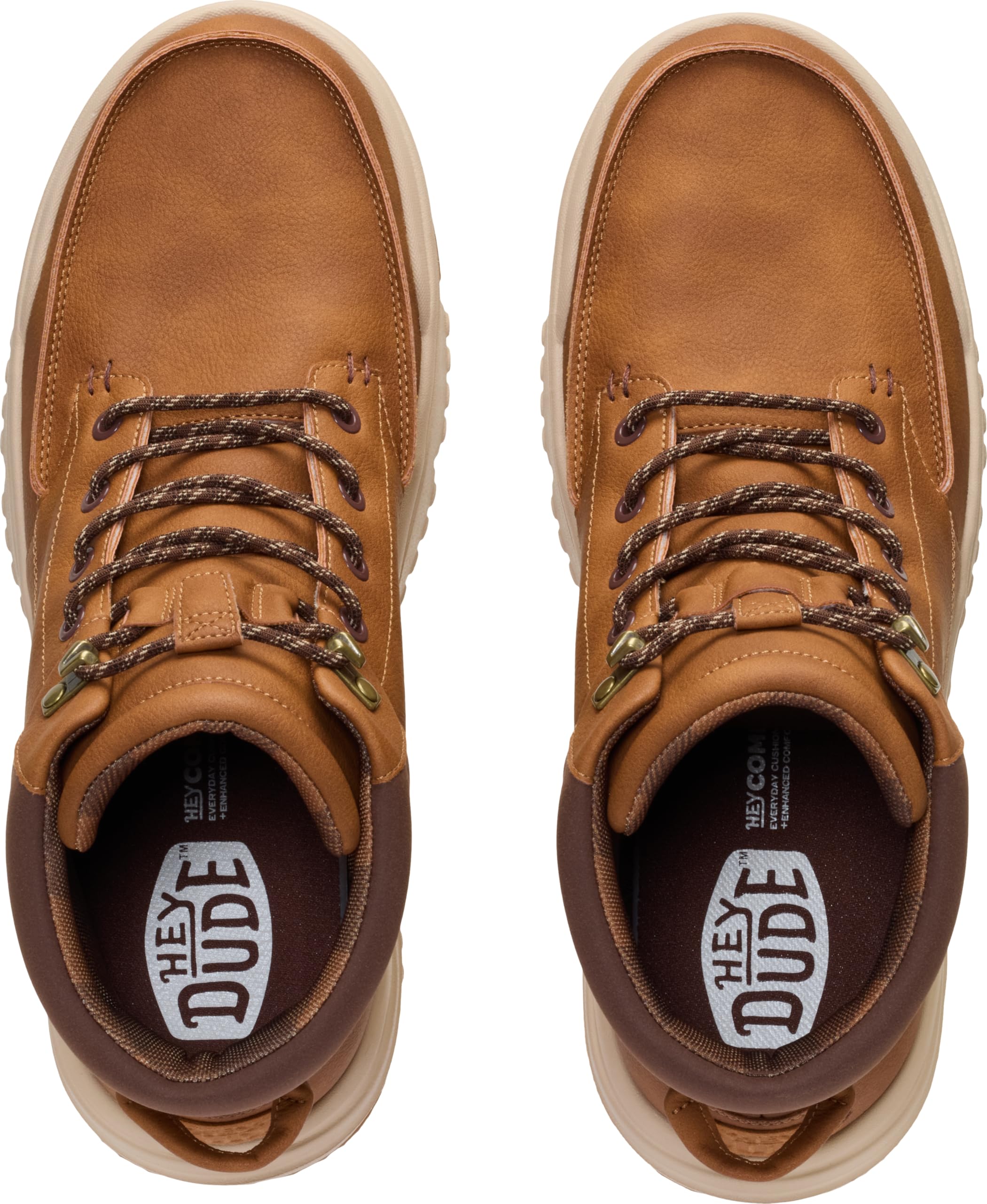 HEYDUDE Men's Bradley II Classic Pull On Boot, Argan Oil/Multi, Size 9