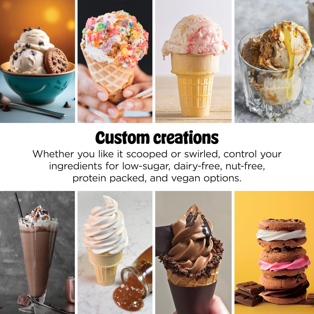 Ninja Creami Scoop & Swirl 13-in-1 Ice Cream and Soft Serve Maker, NC701
