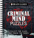 Brain Games - Criminal Mind Puzzles: Crime-Themed Brain Teasers | Visual, Verbal, Memory & Logic Puzzles | Spiral Bound Activity Book for Adults & Teens