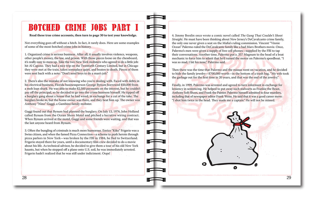 Brain Games - Criminal Mind Puzzles: Crime-Themed Brain Teasers | Visual, Verbal, Memory & Logic Puzzles | Spiral Bound Activity Book for Adults & Teens