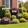 Pinkunn 60 Pcs Halloween Bush Eyes Decorations Large Peeking Monster Eyes