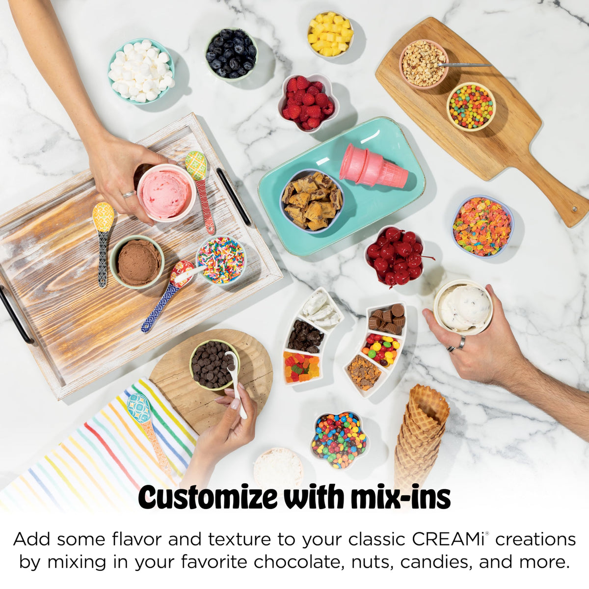 Ninja Creami Scoop & Swirl 13-in-1 Ice Cream and Soft Serve Maker, NC701